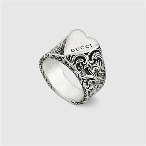 gucci heart ring black|heart Gucci ring Gucci store.